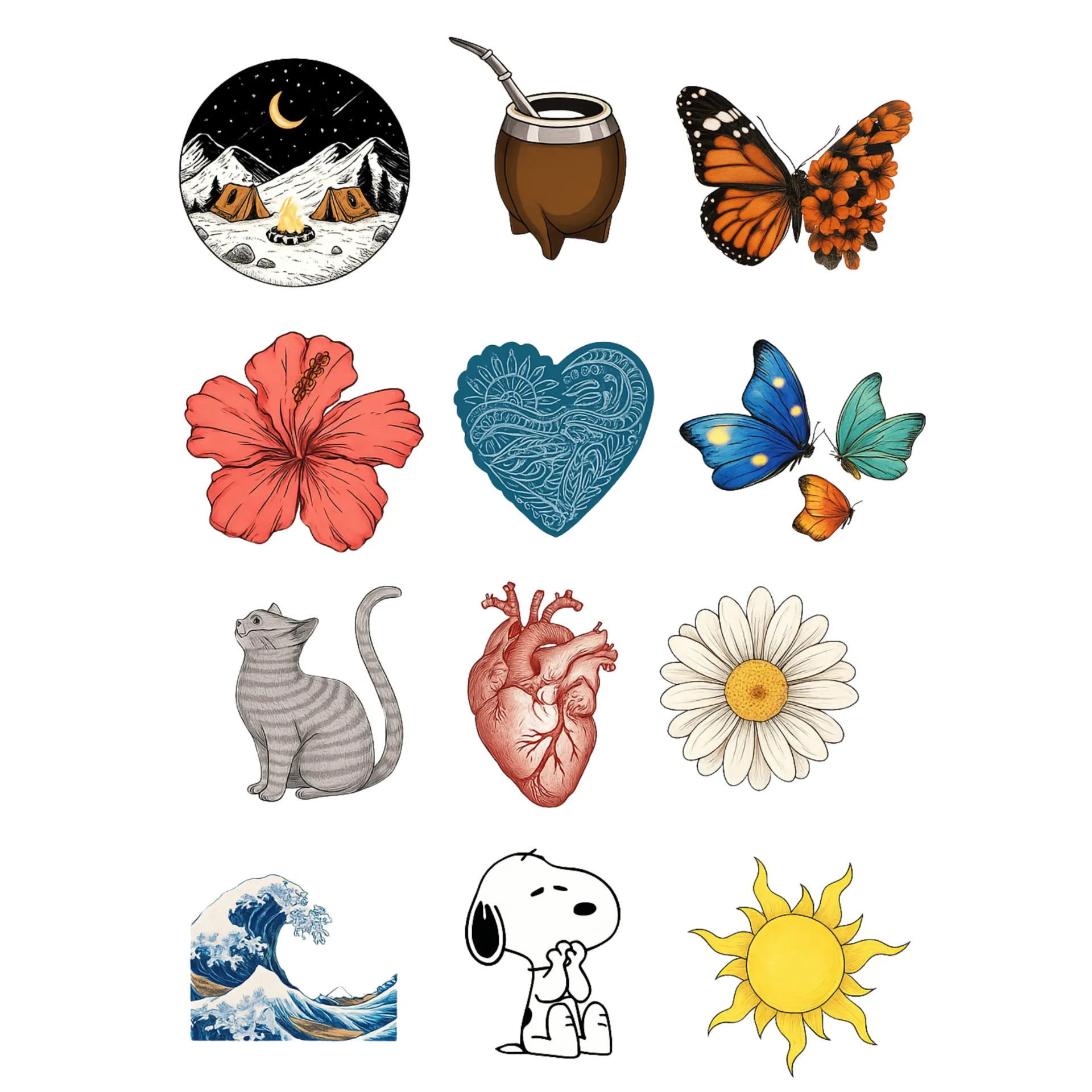 Stickers waterproof - Amelia