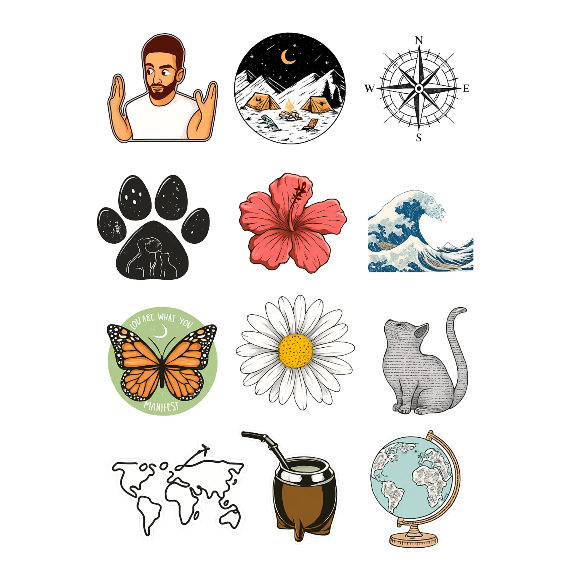 Stickers waterproof - Leyla