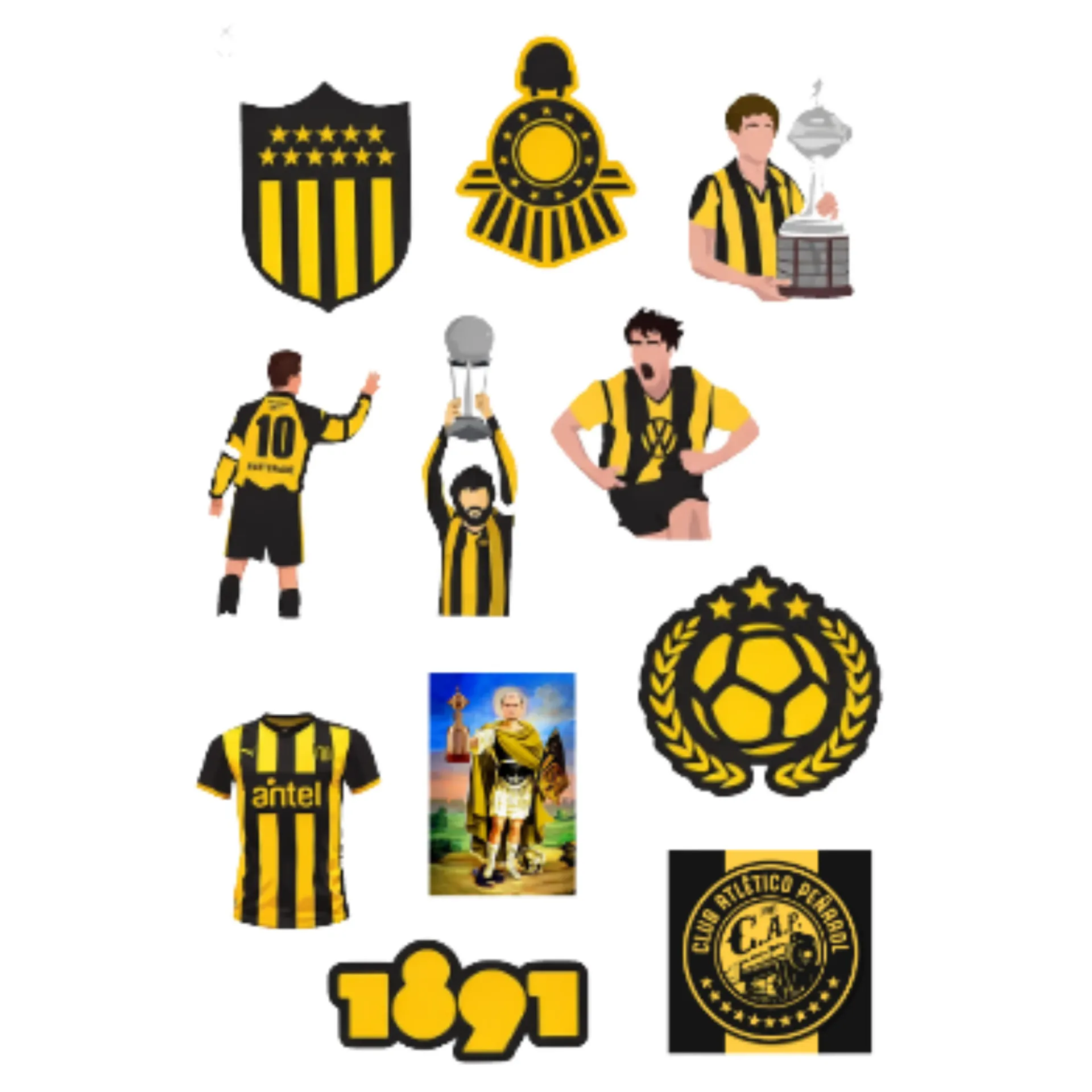 Stickers - Peñarol