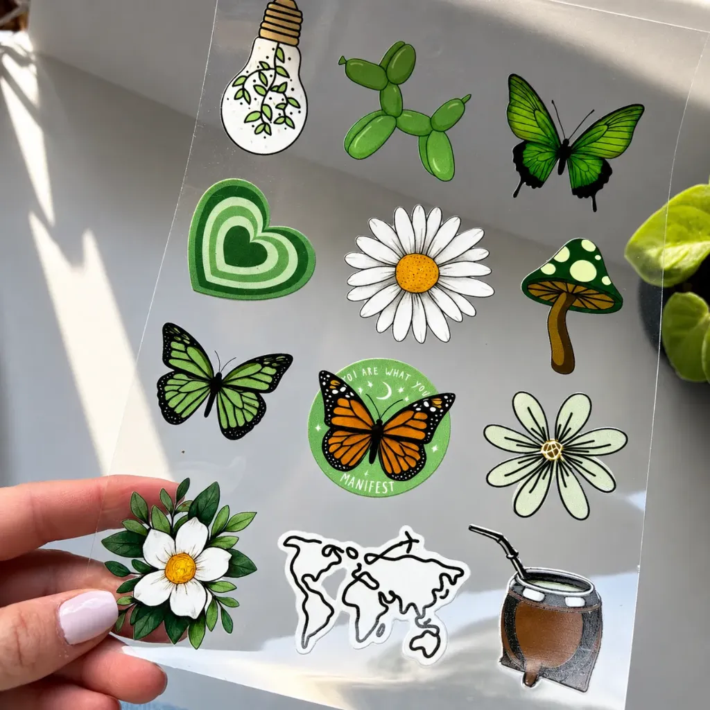 Set natural verde - DTF adhesivo
