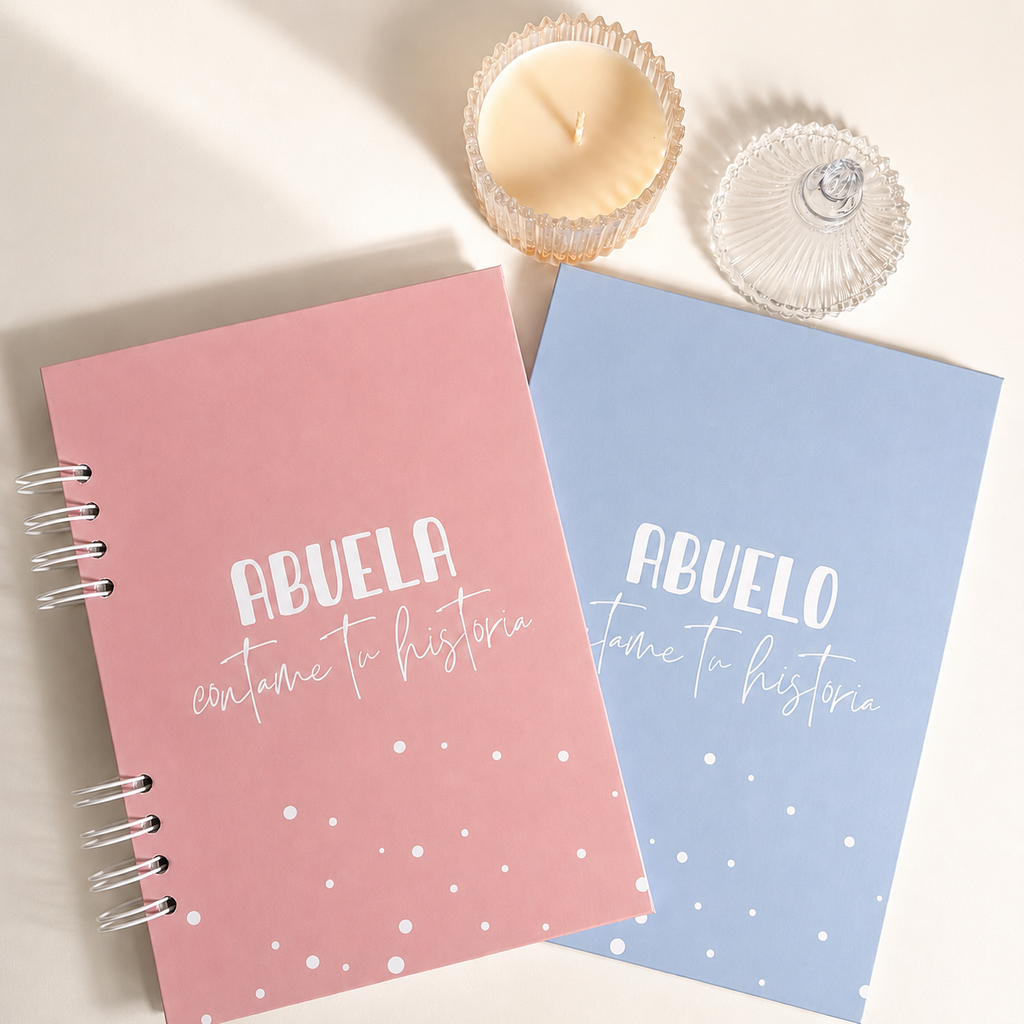 Cuaderno abuelo/a + vela